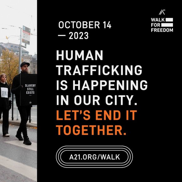 Walk For Freedom will take place globally on Saturday, October 14, 2023! - Picture 1 of 3